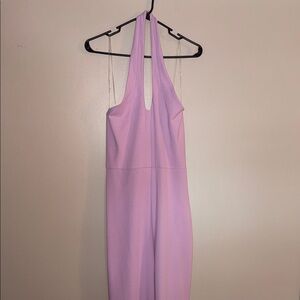 Lavender Halter Neck Jumpsuit